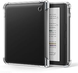 Case for Kobo Libra Colour eReader 7", Crystal Clear Cover with Reinforced Corners & Anti-Yellowing | Lightweight TPU Shell for Scratch & Shock Protection | Showcase Your Style (Transparent)