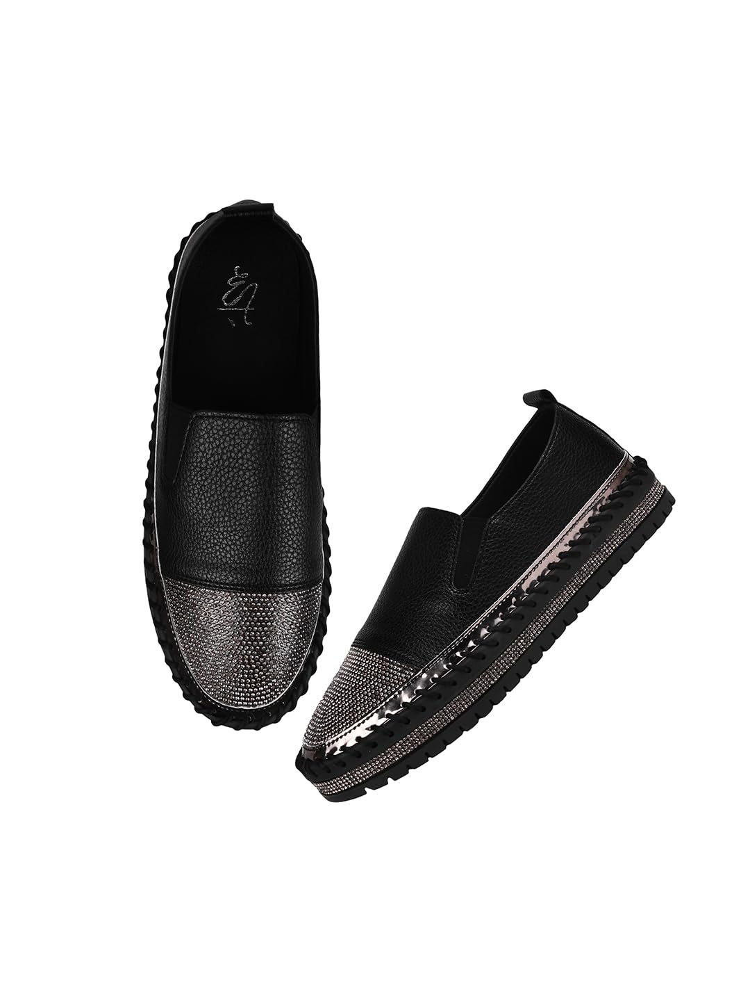 The White Pole Semi Casual Shoes and Classy Trendy Comfortable Loafers for Women and Girls Black (B0DDY25X2T) Amazon Price History, Amazon Price Tracker