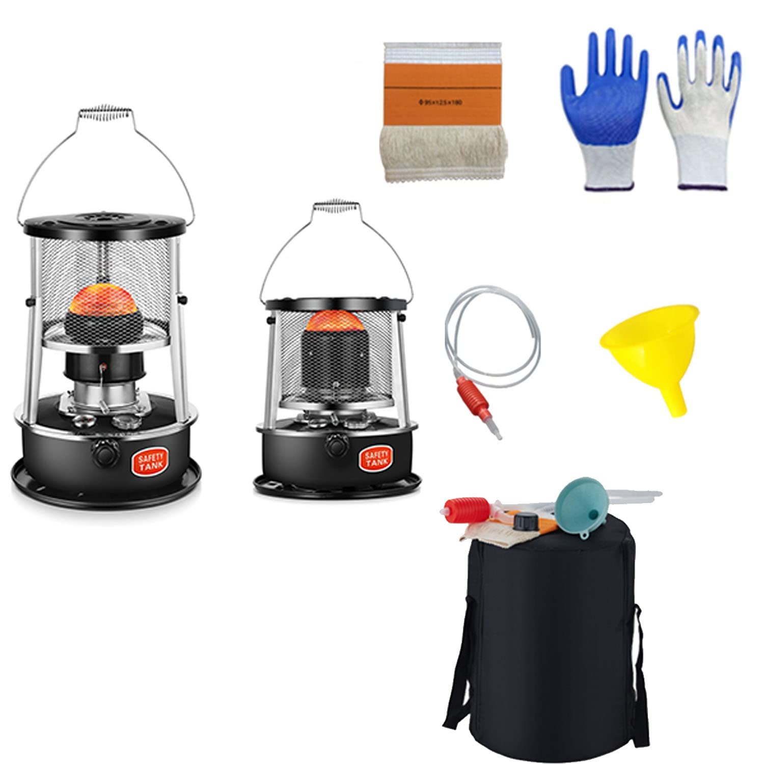 Großes Petroleumofen Für Innenräume, Mobile Heizung Ohne Strom, Tragbarer Ofen, 360° Surround-Heizung, Heizer Für Camping