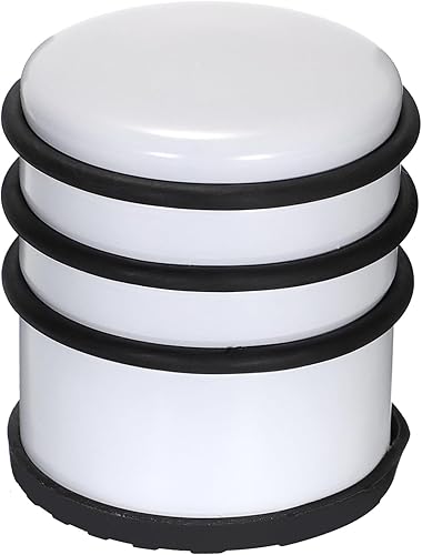Miniatura 15 de Sumnacon - Tope de puerta resistente para piso sin necesidad de taladro, tope de puerta de acero inoxidable duradero con goma antideslizante - Tope