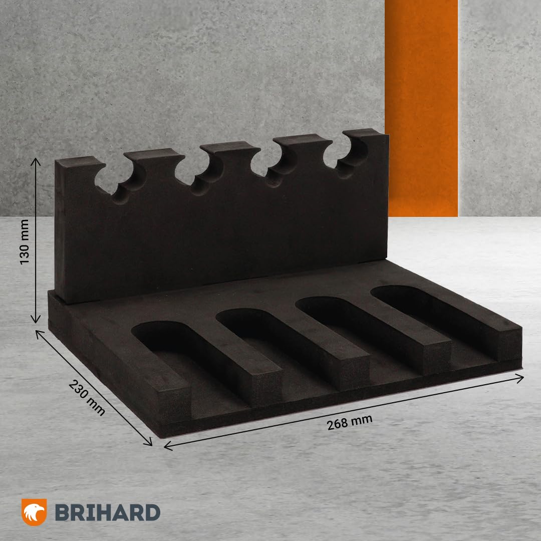 Portapistolas de Espuma para Pistolas, Portapistolas Autoadhesivo Magnético para Caja Fuerte, Portapistolas para Armario de Armas, Accesorios para Pistolas - Soporte Armas de Fuego