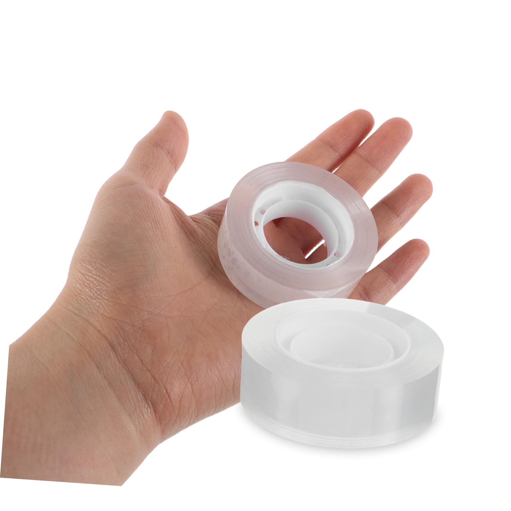 Operitacx Cinta Adhesiva Transparente 18mm, 48 Rollos, Recambio | Corrección de Errores, Uso Escolar y Oficina, Formato Portátil, Adhesivo de Pegado Uniforme
