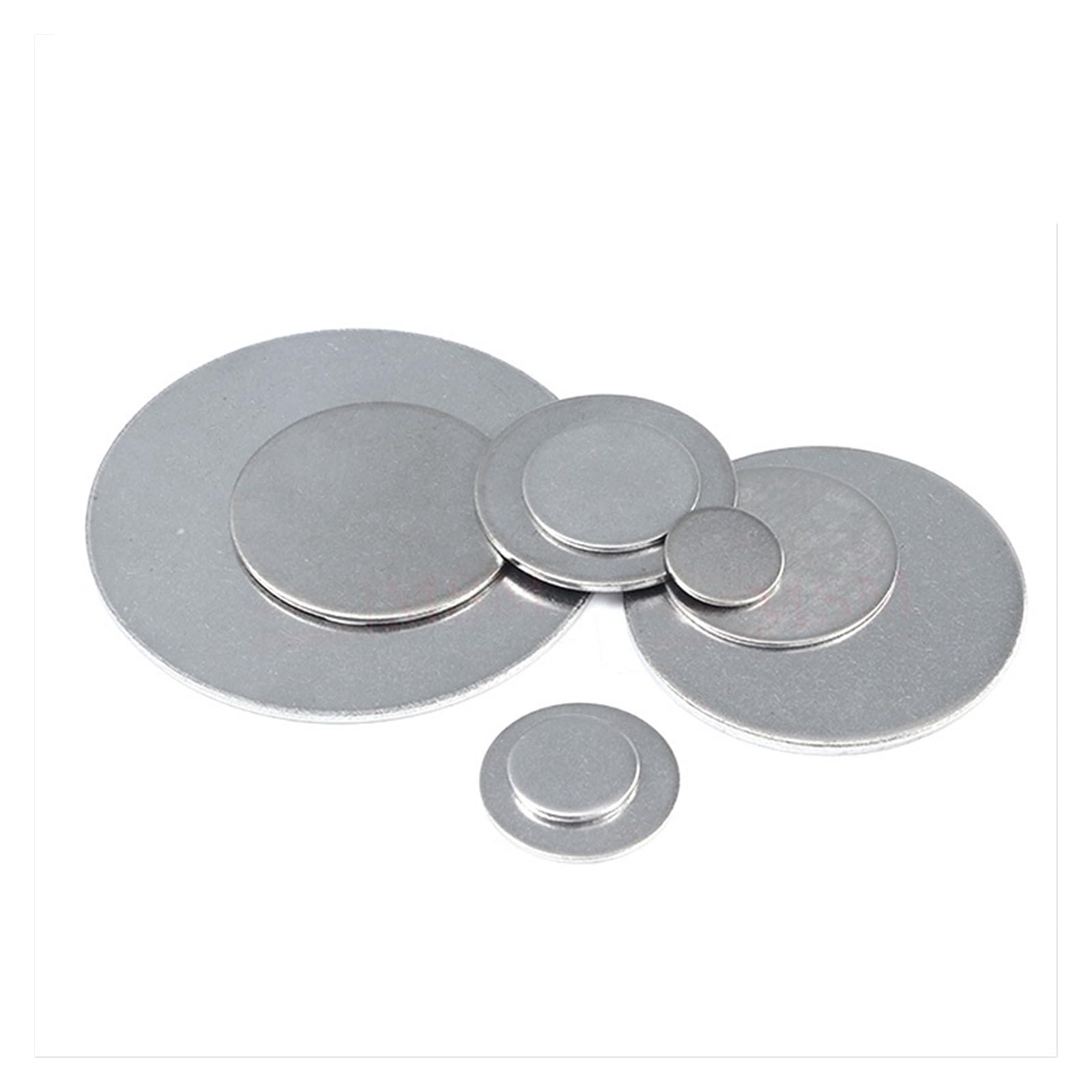 Stanzrohlinge aus Metall, Runde Distanzscheiben aus Edelstahl ohne Löcher, 6–40 mm Durchmesser, 1–4 dick(Diameter 30mm,Thick 2 mm)