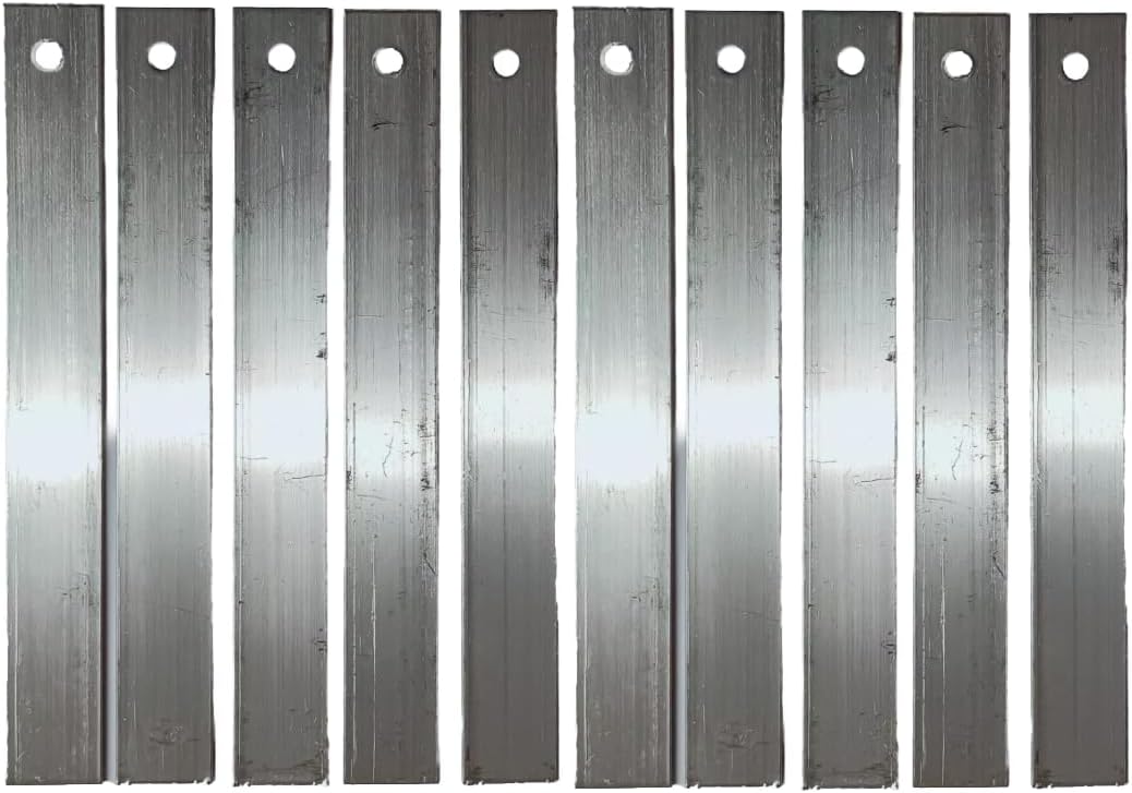 Aluminium Slate Roofing Strips 150mm x 1mm Approx Pack 10 Strips of Aluminium Tingles Roofing Slate Strips Roof Repair Stone Strip