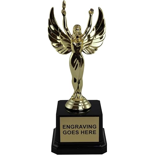 Victory Female Trophy - Gold Figurine Design - Sports