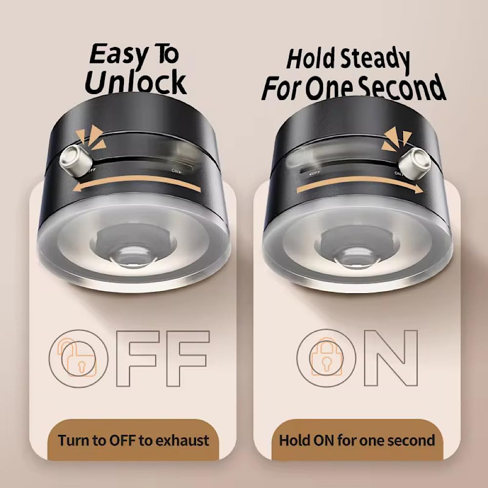 Soporte ajustable para teléfono con interruptor de encendido/apagado, rotación de 360°, plegable y portátil con soporte multiusos para teléfono, para coche, hogar, oficina, disponible en negro,