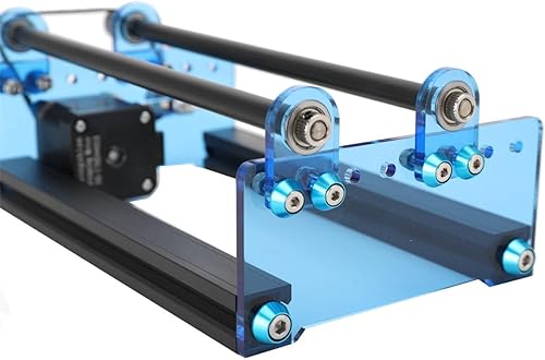 Miniatura 8 de WEBCAB Rodillo giratorio láser, grabador láser eje Y rodillo rotatorio módulo de grabado eje 360 giratorio, máquina grabadora para grabar objetos