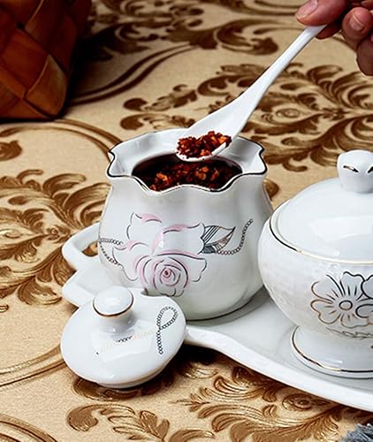 Miniatura 5 de Ceramics - Tarro de especias con cuchara y tapa