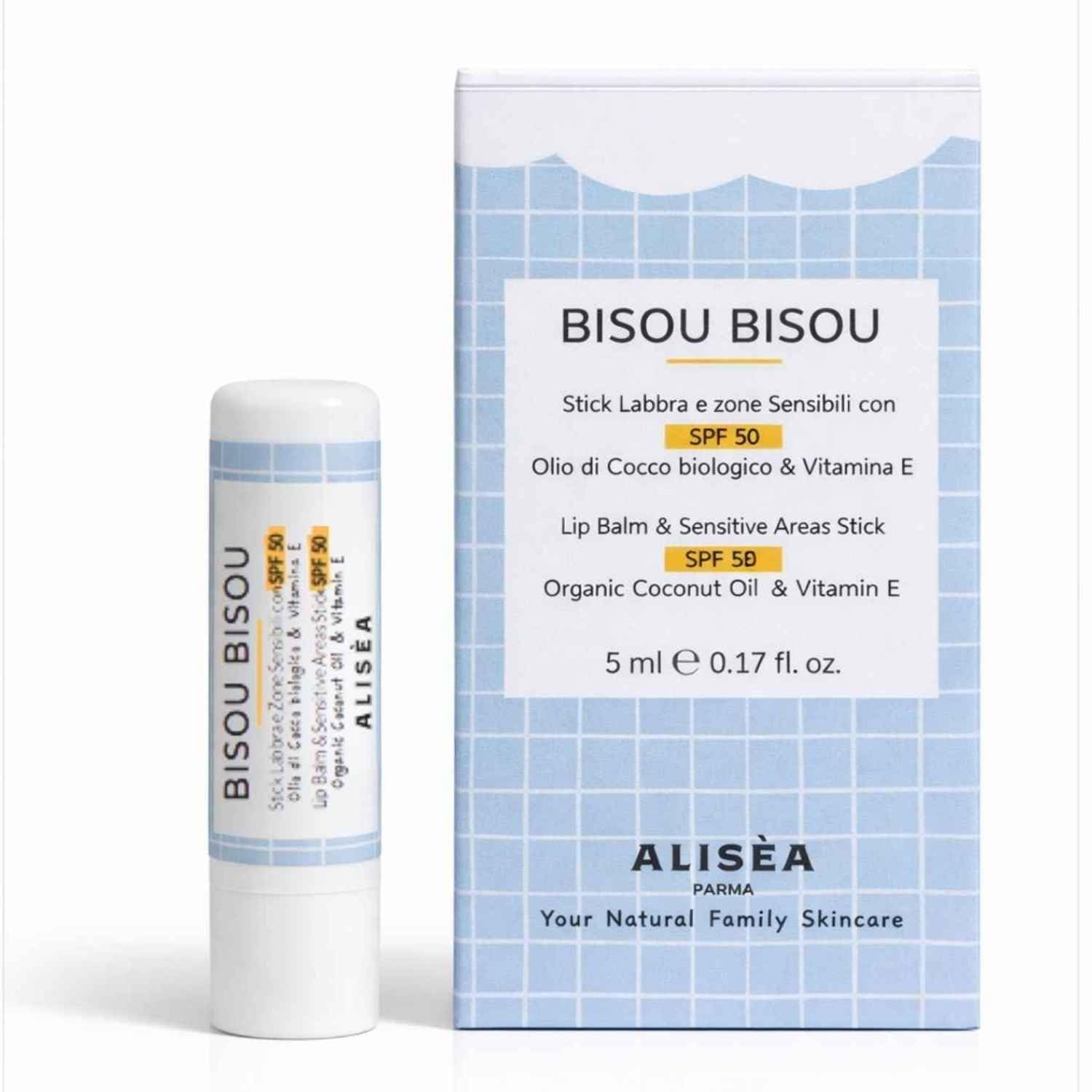 Bisou Bisou Stick SOS zone sensibili e labbra SPF50