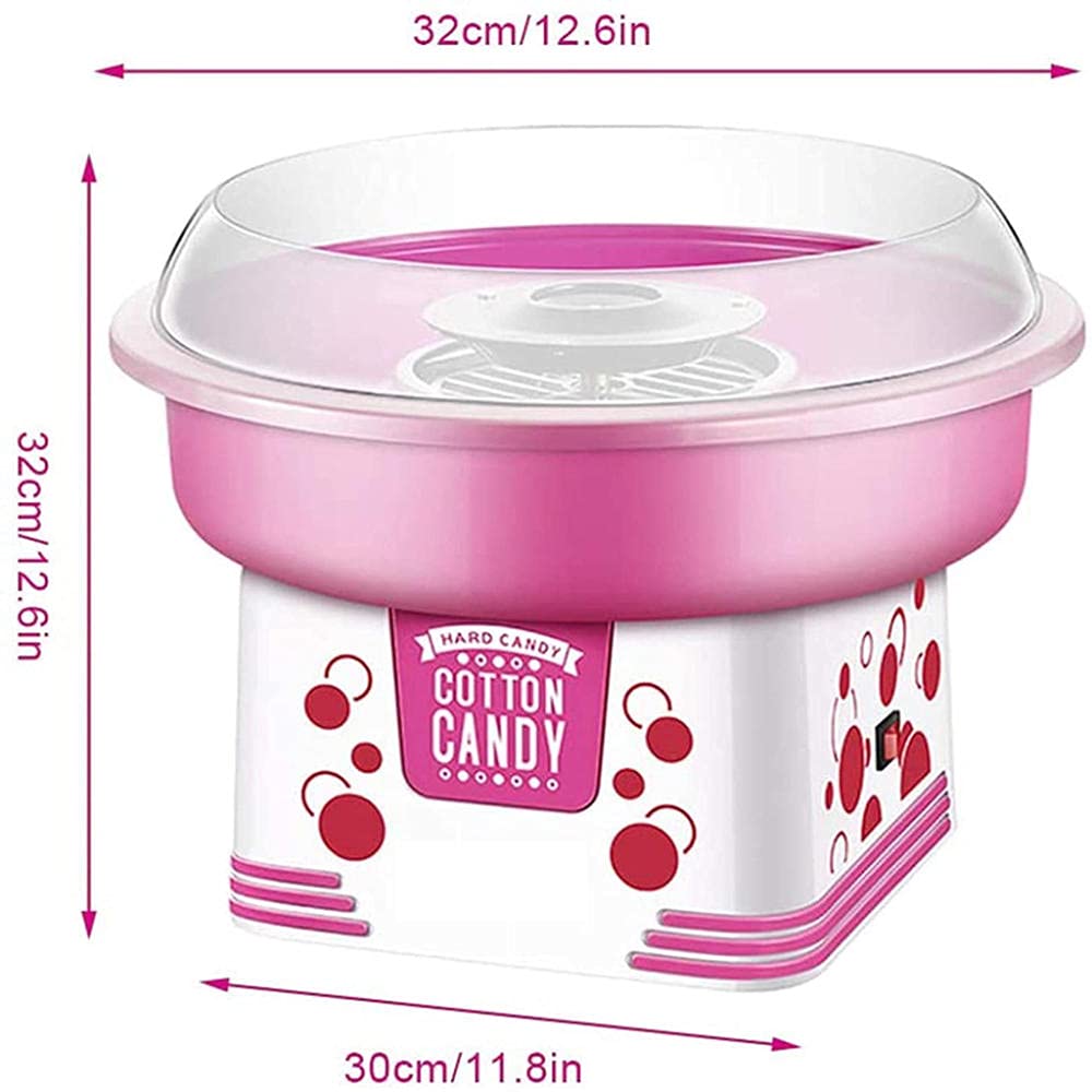 500W Macchina per Zucchero Filato Elettrico, Macchina per Lo Zucchero Filato per La Casa con Accessori, Macchina per Zucchero Filato Elettrico Professionale Ideale Ad Ogni Festa per Bambini