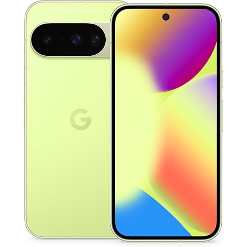 Google Pixel 10 - Unlocked Android Smartphone - Gemini AI Assistant - Advanced Triple Rear Camera, Fast-Charging 24+ Hour Battery, and 6.3" Actua Display - Lemongrass - 128 GB (2025 Model)