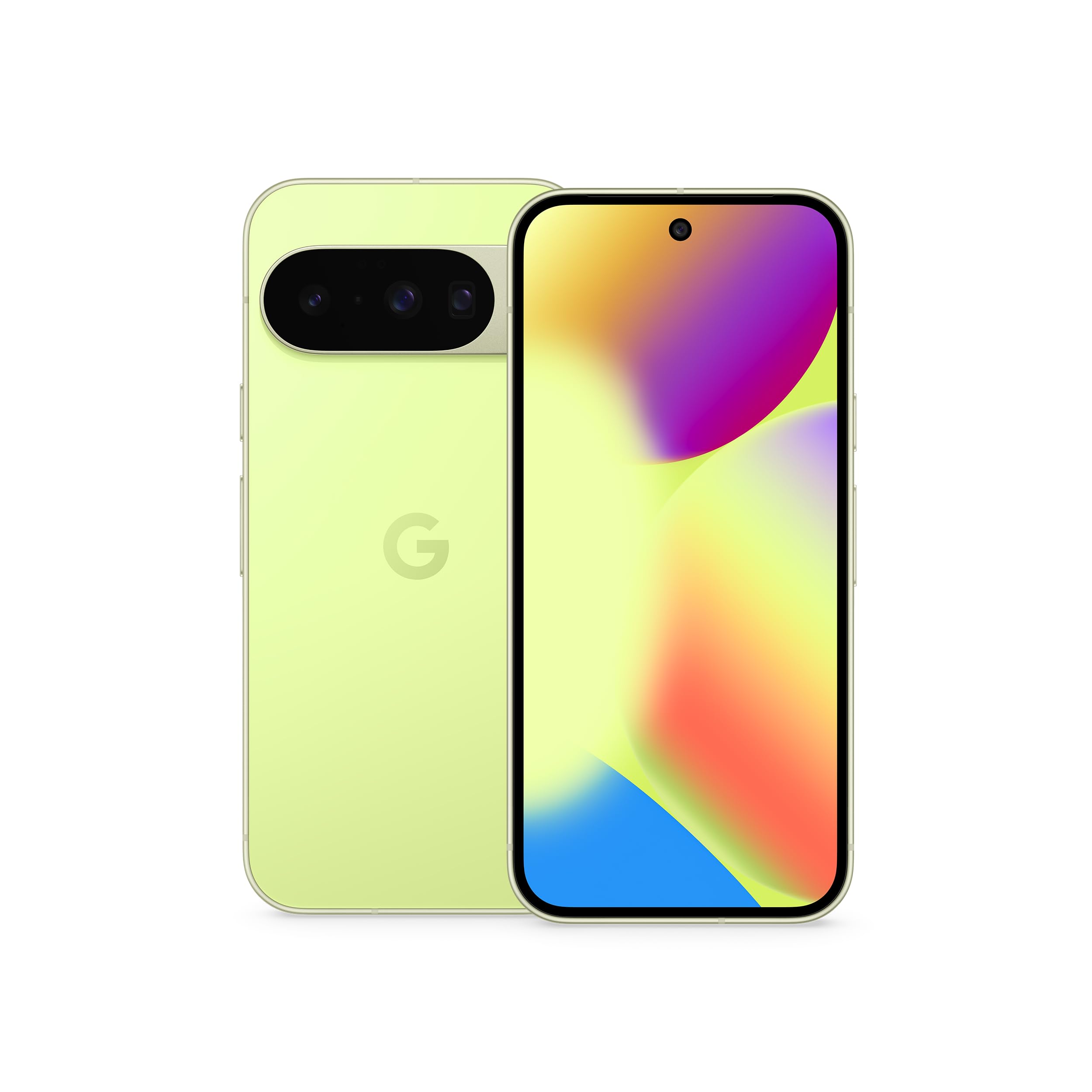 Google Pixel 10 - Unlocked Android Smartphone - Gemini AI Assistant - Advanced Triple Rear Camera, Fast-Charging 24+ Hour Battery, and 6.3" Actua Display - Lemongrass - 256 GB (2025 Model)