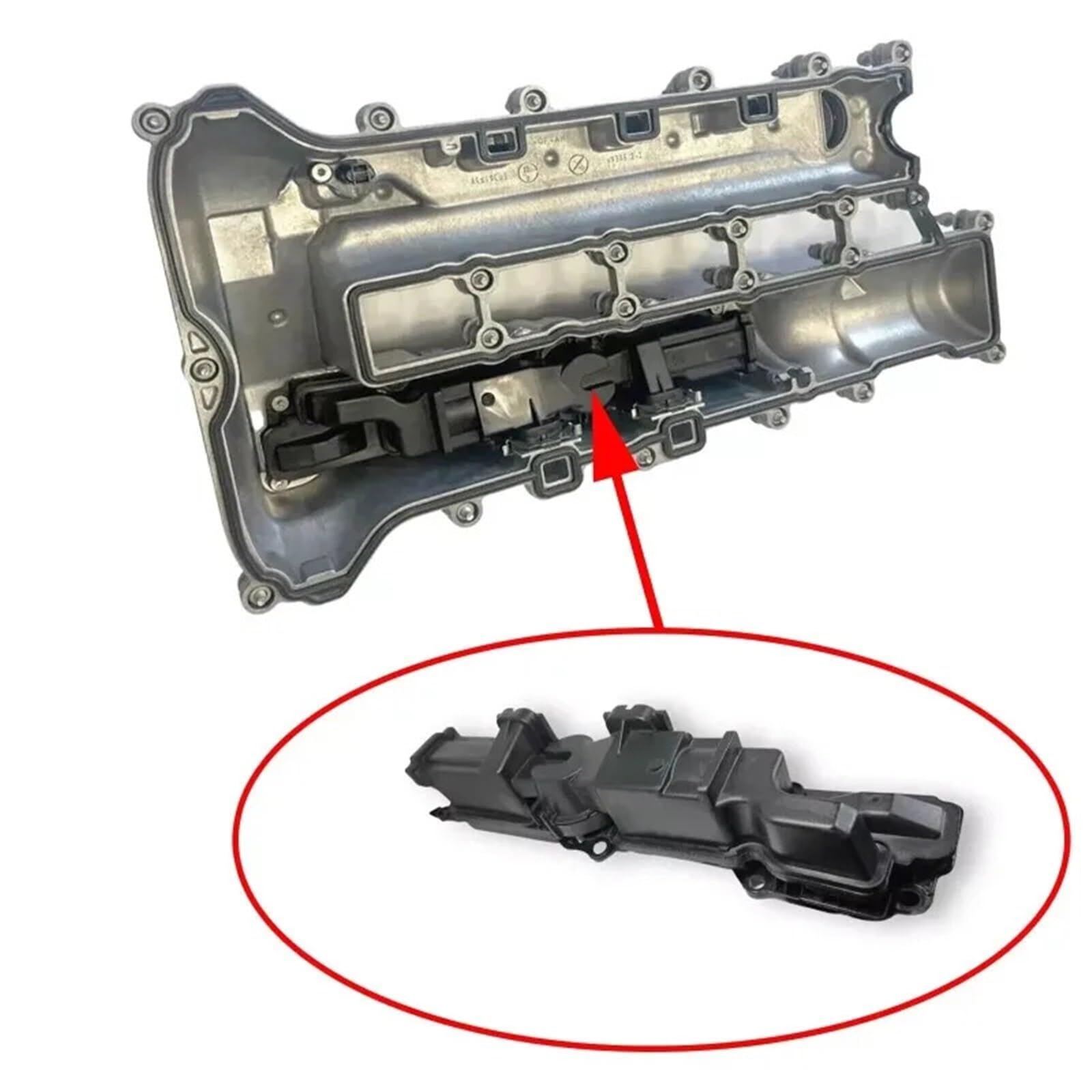 55596087 5607229 Tapa de válvula del cárter 55590969 55590970 55569822 Compatible con GM Opel Astra Vauxhall Insignia 14-17 Juego de juntas(Valve Cover Gasket)