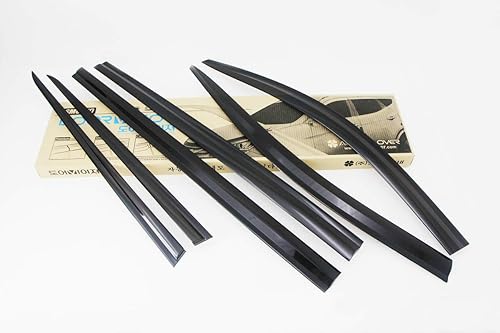 Miniatura 2 de AUTOCLOVER - Viseras de ventana tintadas ahumadas, 6 unidades para KIA Sedona 2020