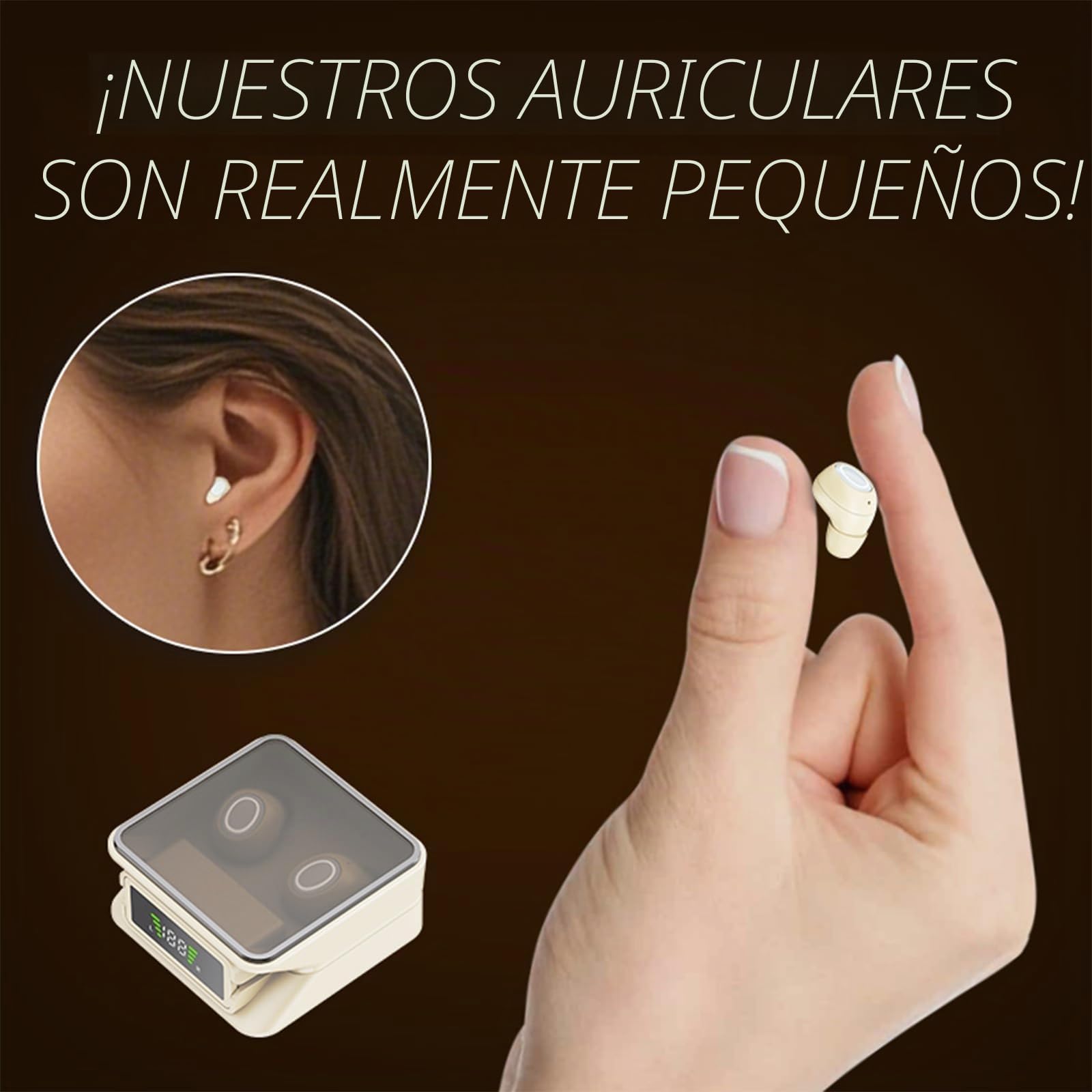 Mini auriculares in-ear inalámbricos Bluetooth inalámbricos Sleep Headphones Pequeños auriculares para dormir de lado Invisibles Auriculares para orejas pequeñas Inalámbricos Auriculares Inalámbricos