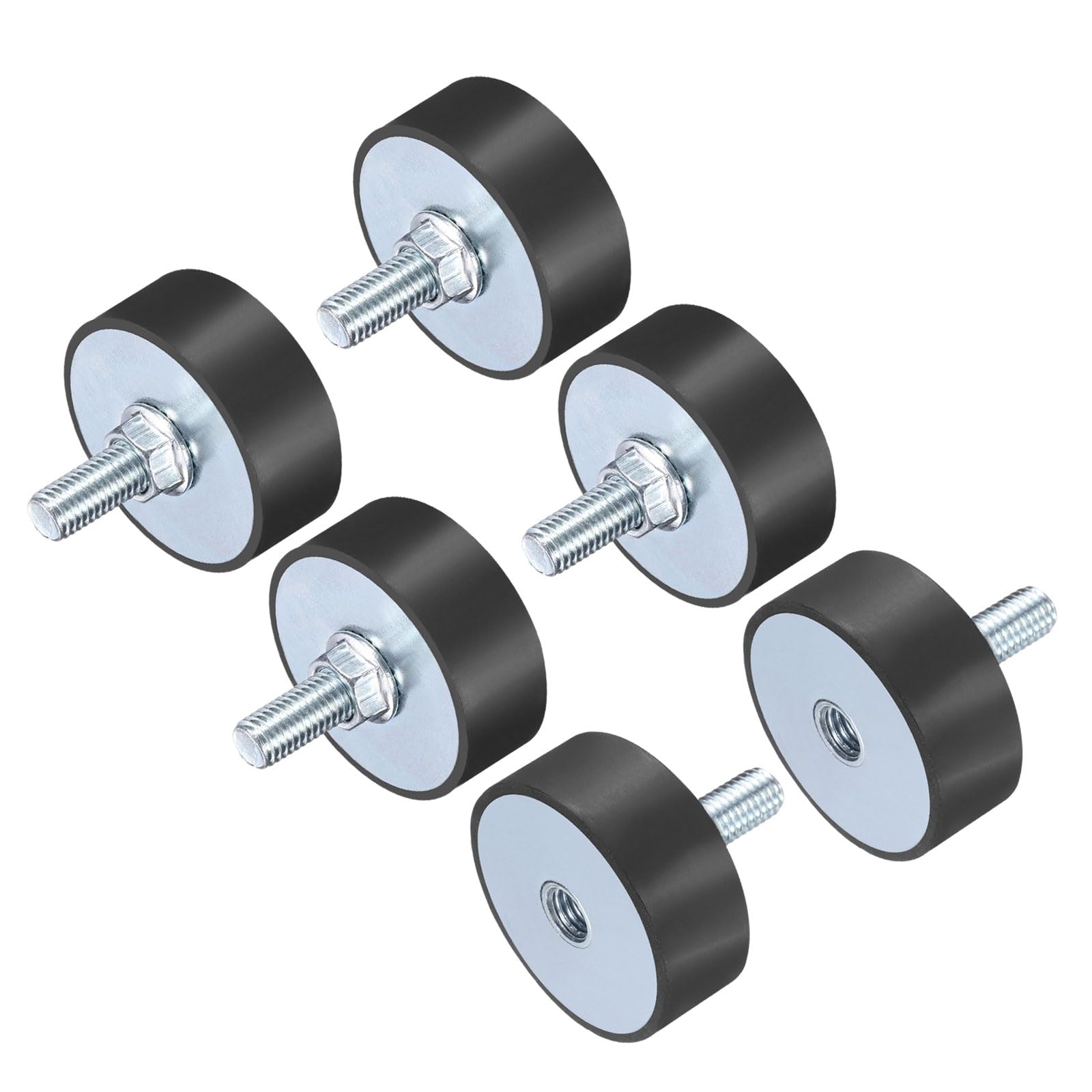 uxcell 4pcs M4x10mm Rubber Isolator Mounts with Studs 15x15mm — Amazon image 8
