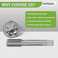 Vista 6 de Juego de Rosca y Contrarosca de 3/4-16 HSS, Rosca Derecha UNF, 3/4" - 16 TPI RH