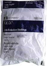 Kendall Ted Knee Length Anti Embolism Stockings Large Regular Length - 1 Pair - Model 7203 (2)