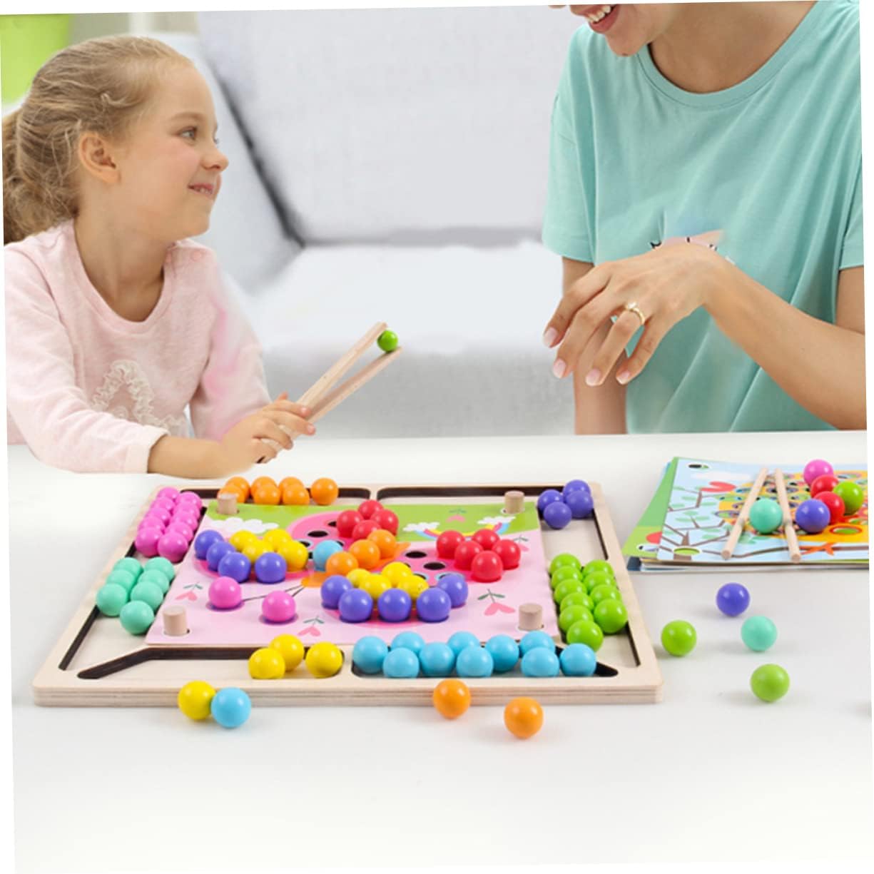 BESPORTBLE 1Set Bead Sorting Engaging Educational Activity for Fine Motor Skills Development for Boys and Early Learning Plaything for Ages and Up