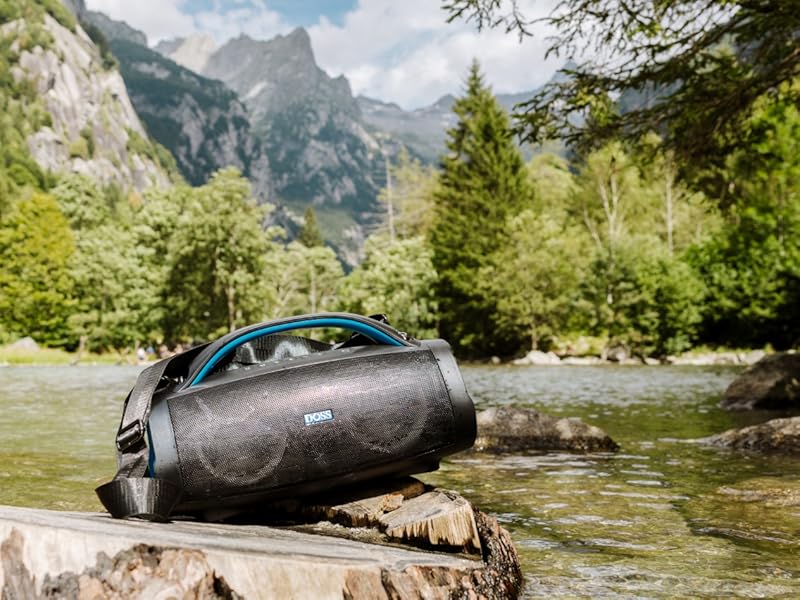 DOSS Extreme Boom Pro Loud Bluetooth Speaker with 100W