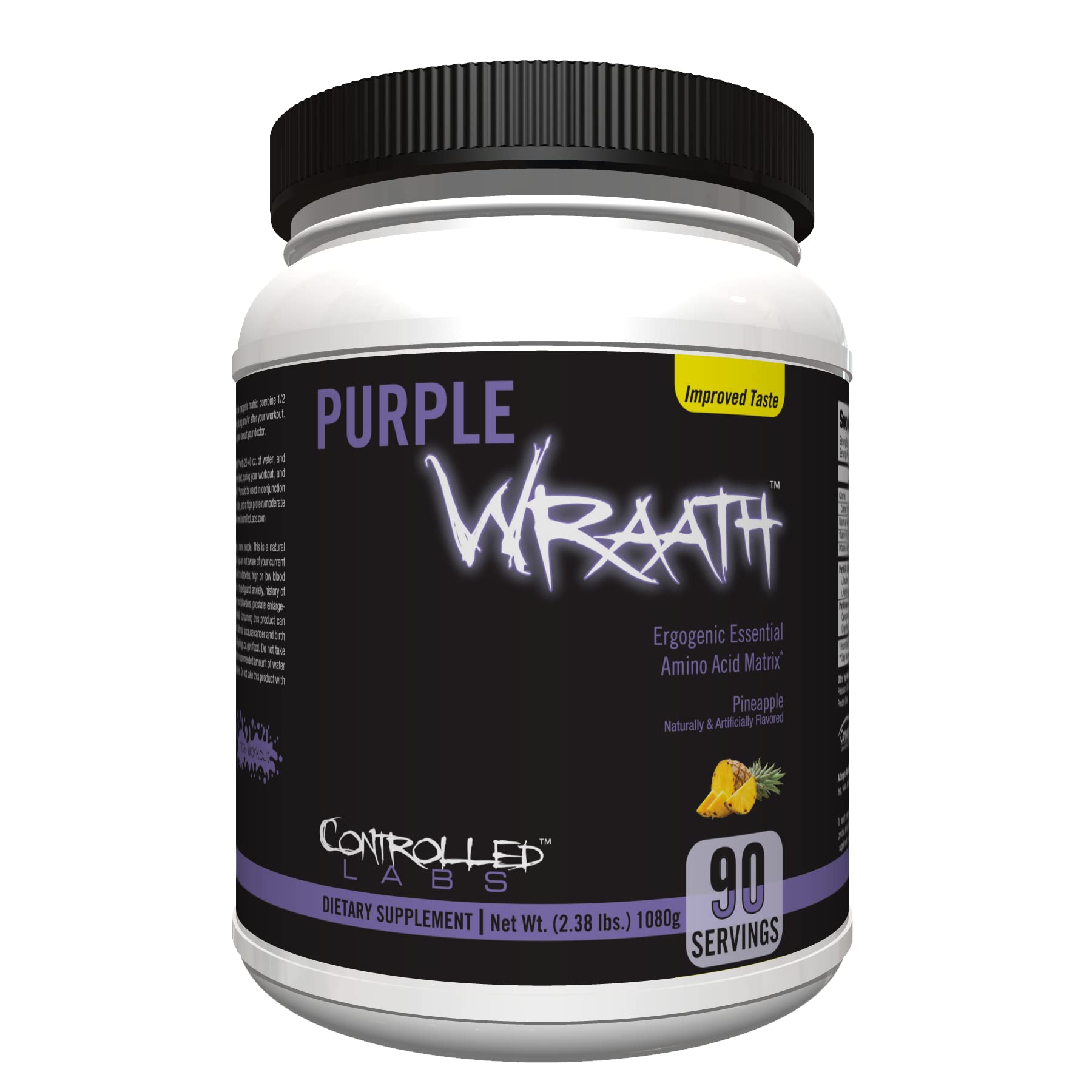 Purple Wraath by Controlled Labs, BCAA and EAA Amino Acid Supplement, with Endurance Blend Intra Wor