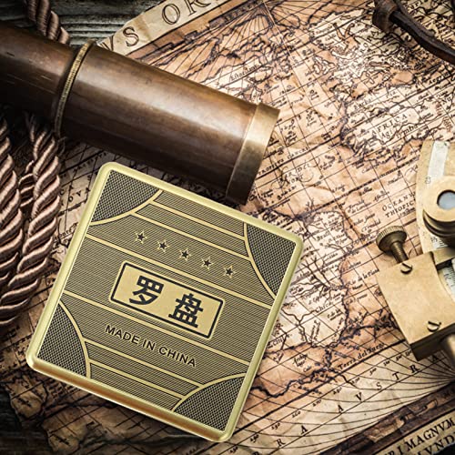 Brújula Feng Shui Luo Pan portátil 4.72x4.72x0.90 in miniatura 7