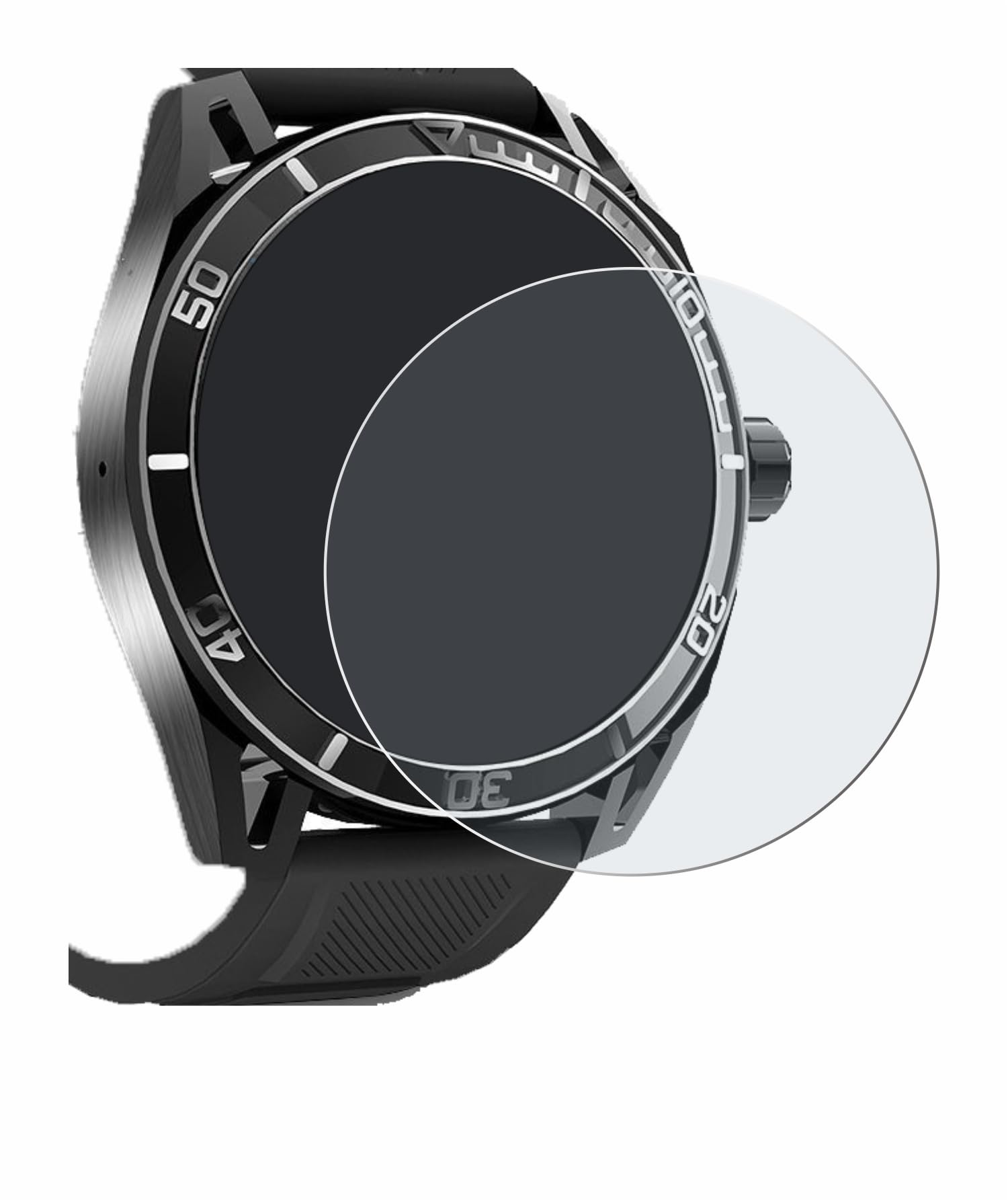 upscreen Anti-Glare Screen Protector compatible with Yuede Smartwatch 1.43