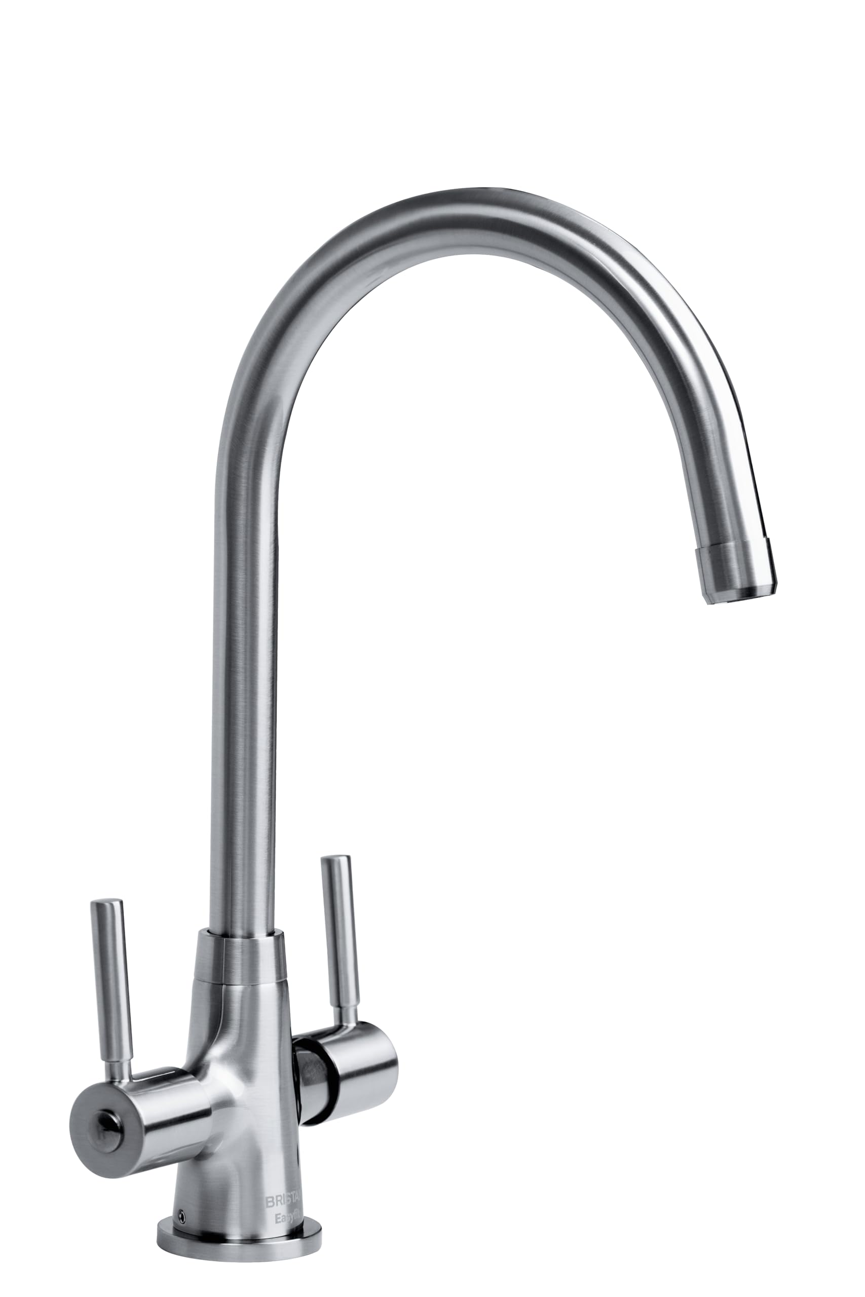 Bristan Monza Easyfit Kitchen Sink Mixer Tap with Swivel Spout, Brushed Nickel