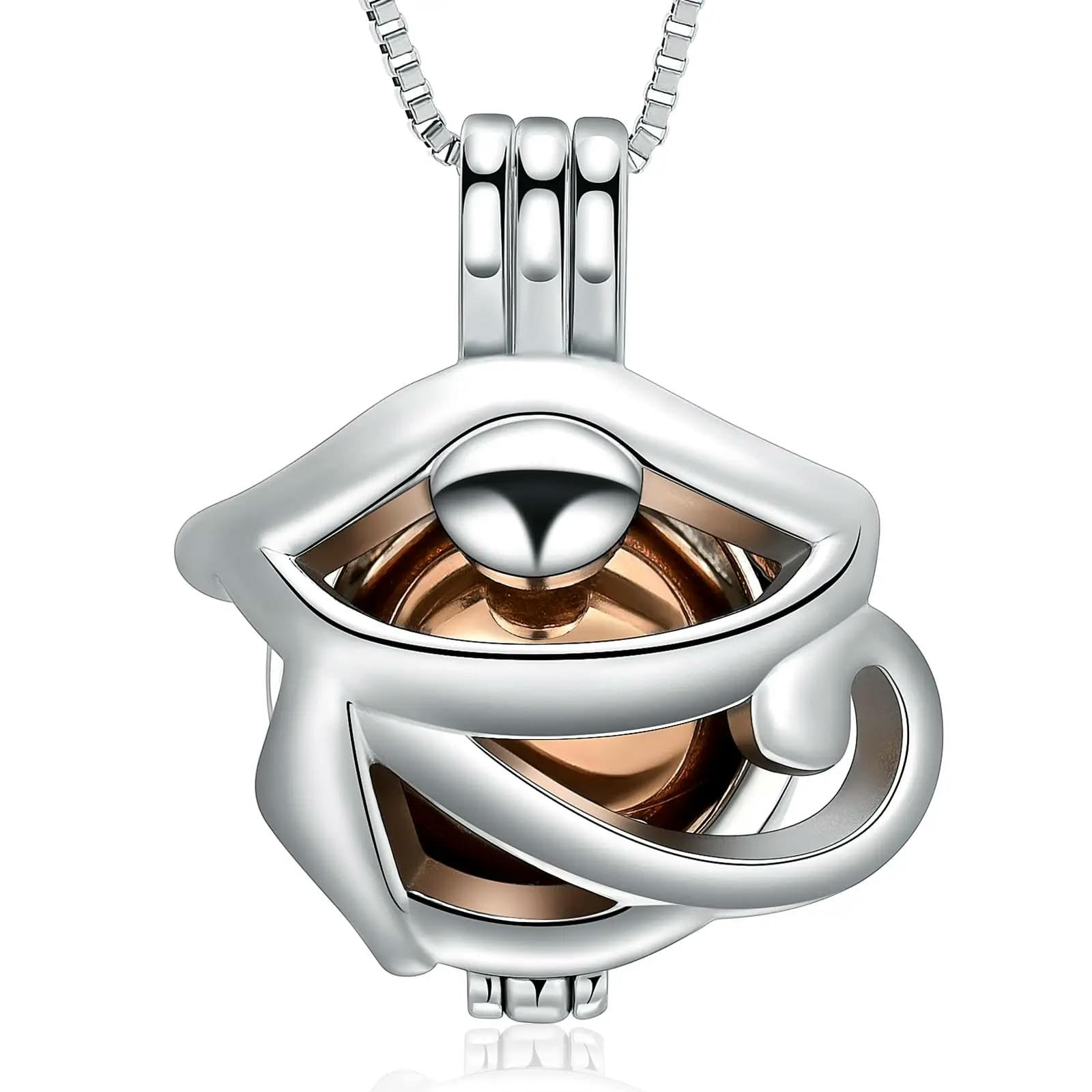 Collier urne funéraire acier inoxydable pour cendres de femme et homme