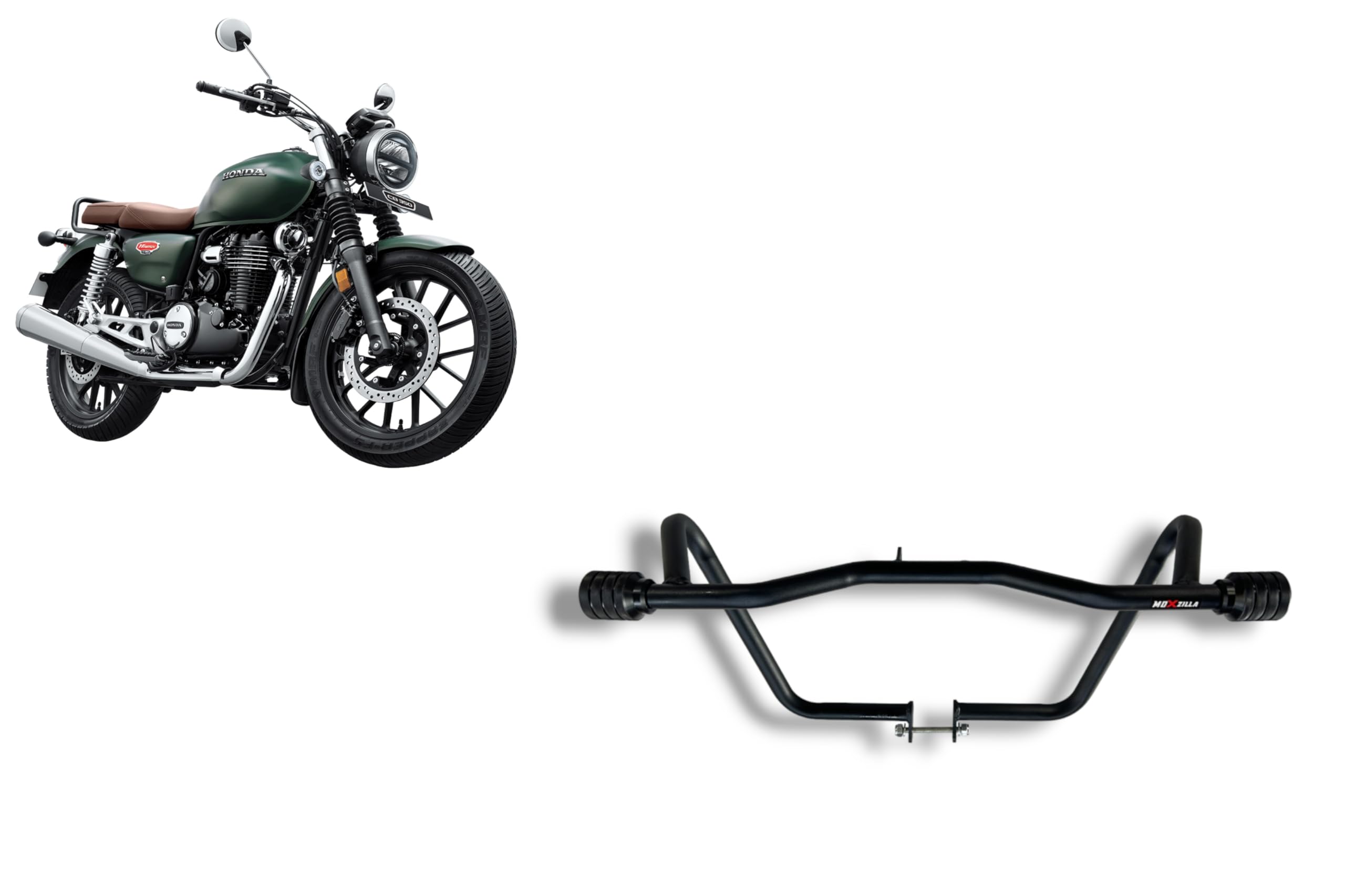 MOXZILLA H'NESS CB350 Front Motorcycle Crash Guard