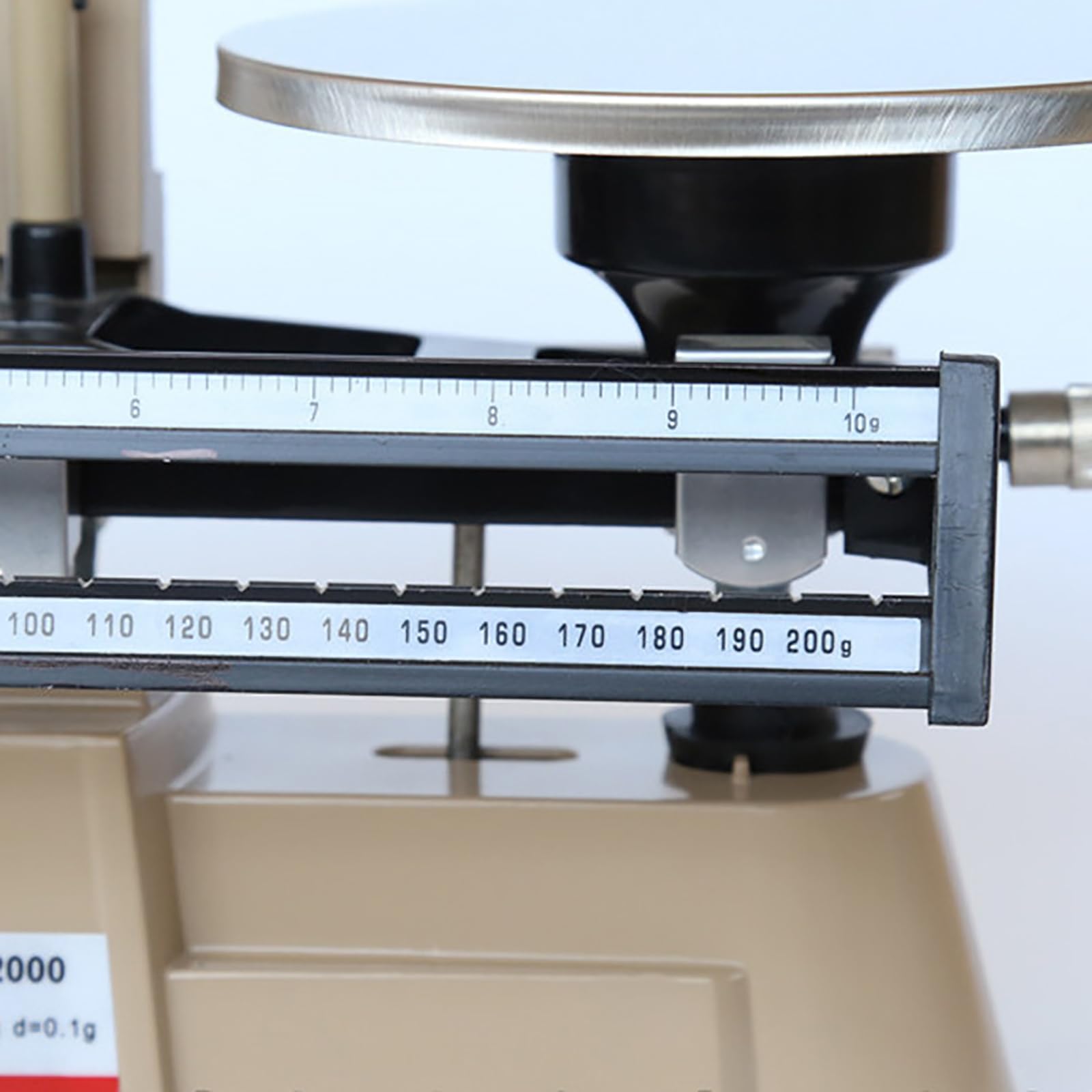 Báscula Analítica De Laboratorio De Doble Plato, Báscula Mecánica De Precisión con Tuerca De Equilibrio, Rango De Pesaje De 0,1 G a 2000 G Y Claramente Marcado, Puntero Flexible Y Preciso