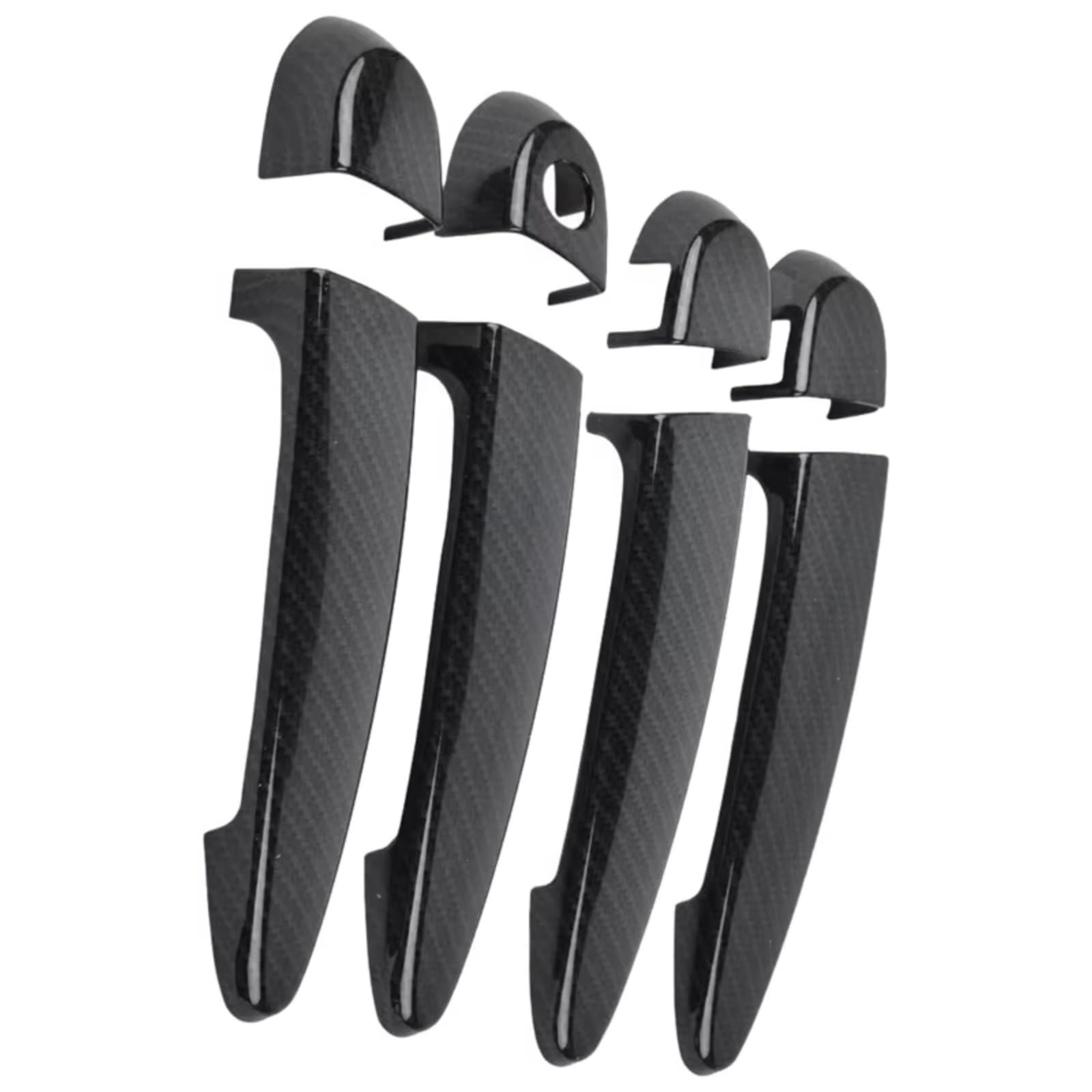 FVOIRSS Outer Door Handle Compatible with BMW for X1 for E84 2012 2013 2014 2015 for E70 2008-2013 Car Exterior Side Door Handle Cover Decoration Replacement