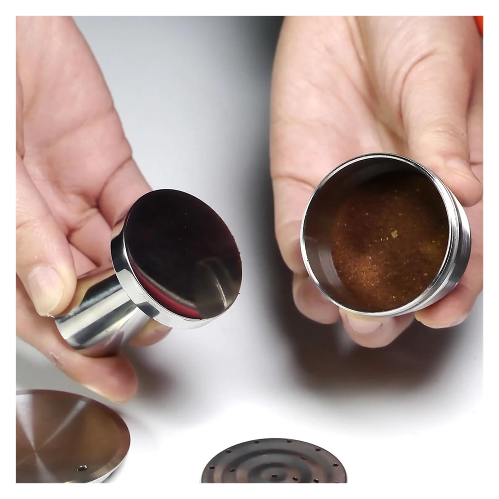 Ubijak do kawy Smart Coffee Tamper 40 mm ze stali nierdzewnej do ekspresu do kawy Coffee Barista Flat Tamper
