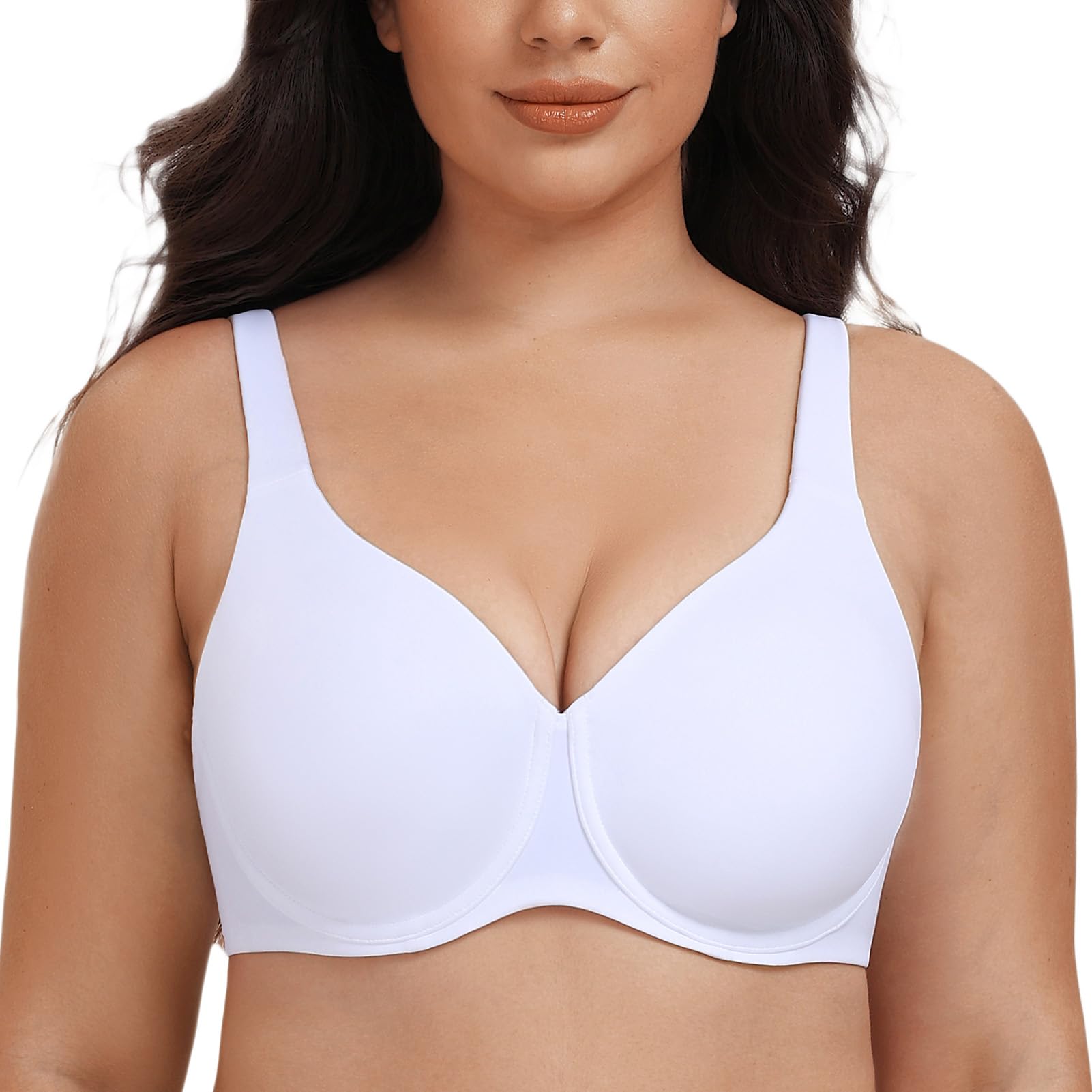 MELENECA Plus Size Minimizer Bra