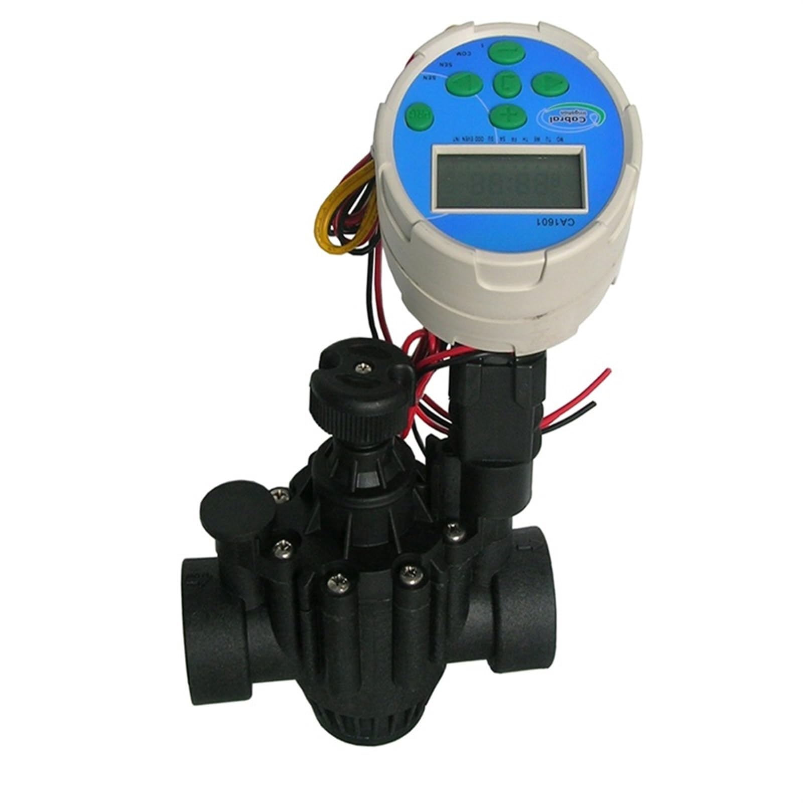 Huuoqiwy 36893 1.5 Inch Solenoid Valve Water Irrigation 9V With Timer Controller