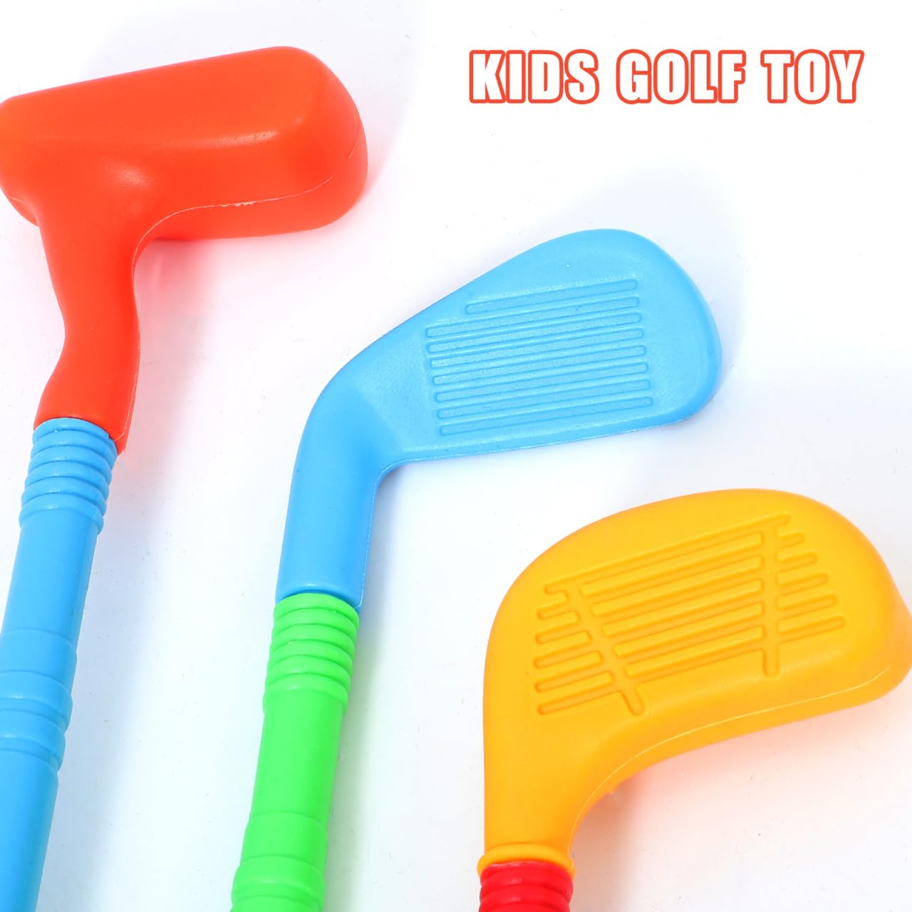 HEMOTON Ensemble de jeu de golf pour tout-petits - Jouet de sport - Pour l'intérieur et l'extérieur - Pour garçons et filles de 2, 3, 4, 5 ans