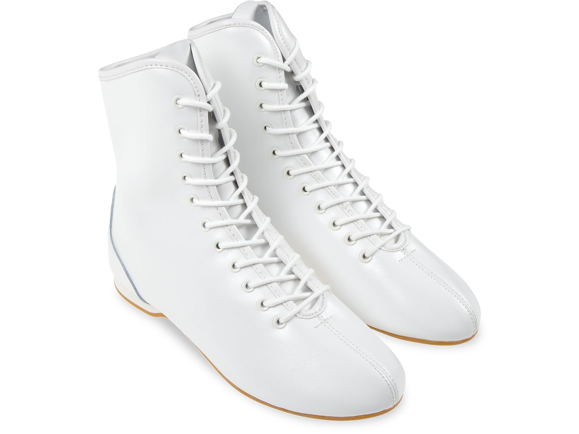 Diamant Stride Gardestiefel 11-Loch Unisex Gardeschuhe durchgehende Gummi-Sohle Leder