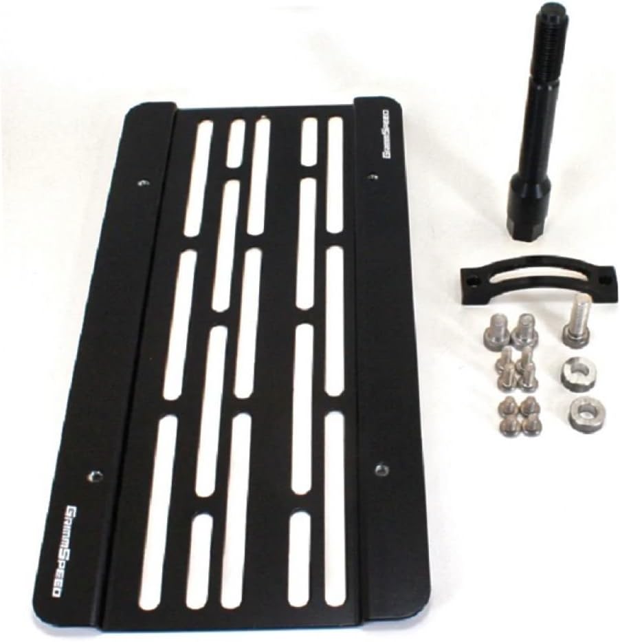 Grimmspeed License Plate Relocation Kit - 08-14 WRX/STI, 05-09 Legacy, 08-11 IMPREZA