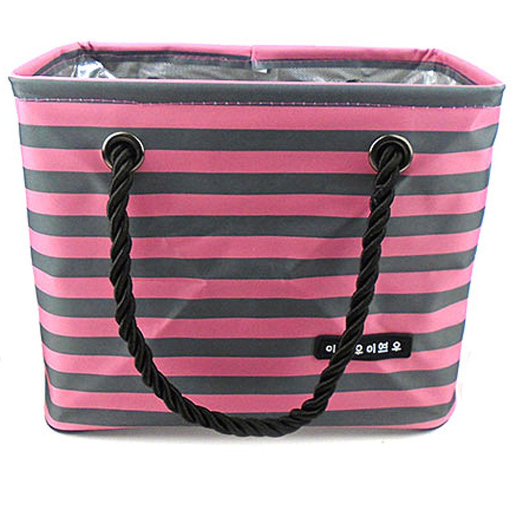TINTON LIFE Folding Quick Dry Shower Caddy Tote Bag with Mesh Bottom Waterproof Oxford Bath Organizer