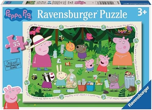 Ravensburger Peppa Pig - Rompecabezas para niños de 3 años en adelante, 35 piezas, juguetes educativos para niños pequeños, regalos para niños