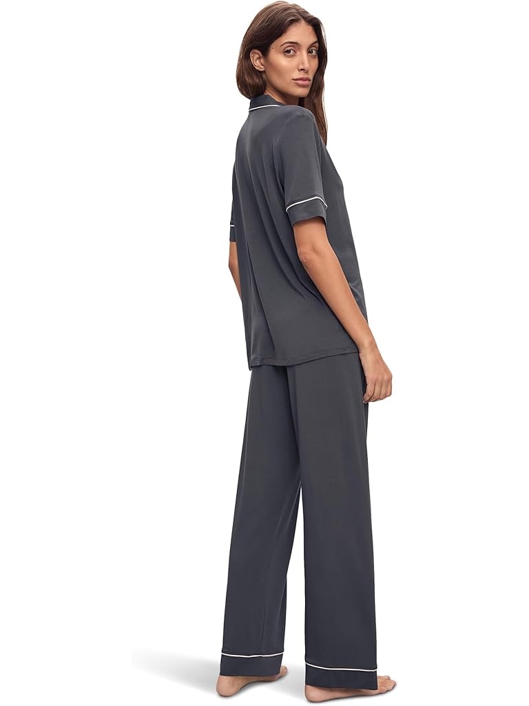 Gray Eberjey Gisele Short Sleeve Pant Pj Set