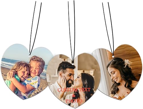 Ambientador personalizado para automóvil, personalizado con múltiples fragancias e imagen para colgar adornos (regalo perfumado único)