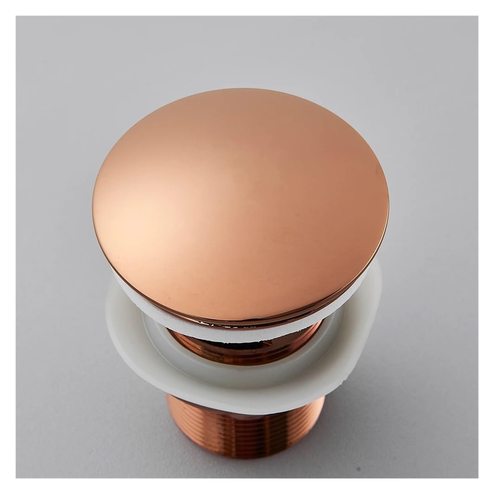 Tappo di scarico per lavandino pop-up, accessorio per rubinetto del bagno, finitura in ottone anticato, struttura in ottone cromato/oro rosa/oro spazzolato, facile da installare, misura universale per