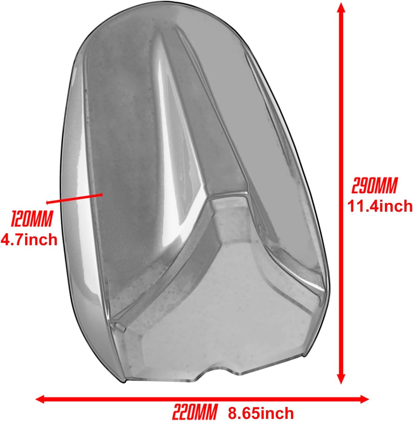 Rear Seat Cowl Fit for GSX-S750 2017-2022 GSX-S750Z 2018-2023, Carbon | Fast Easy Tool-less Installation, High Impact ABS Plastic, Weather-Resistant, Motorcycle Pillion Tail Fairing