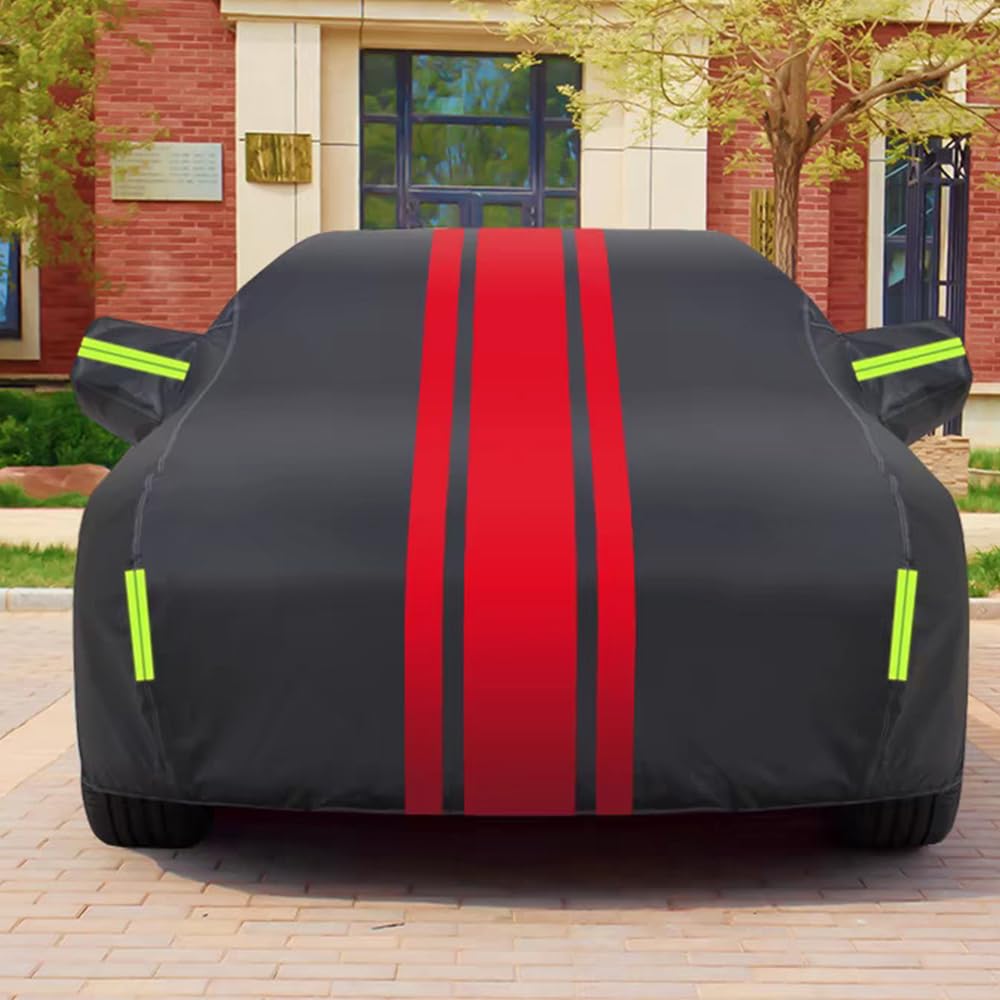 Car Cover Outdoor For Smart EQ Fortwo (C453/A453), Car Covers For Smart Waterproof Breathable Sun Rain Dust Snow Proof UV Protector Windproof Outdoor Full Car Cover All Weather Protection(Sliver