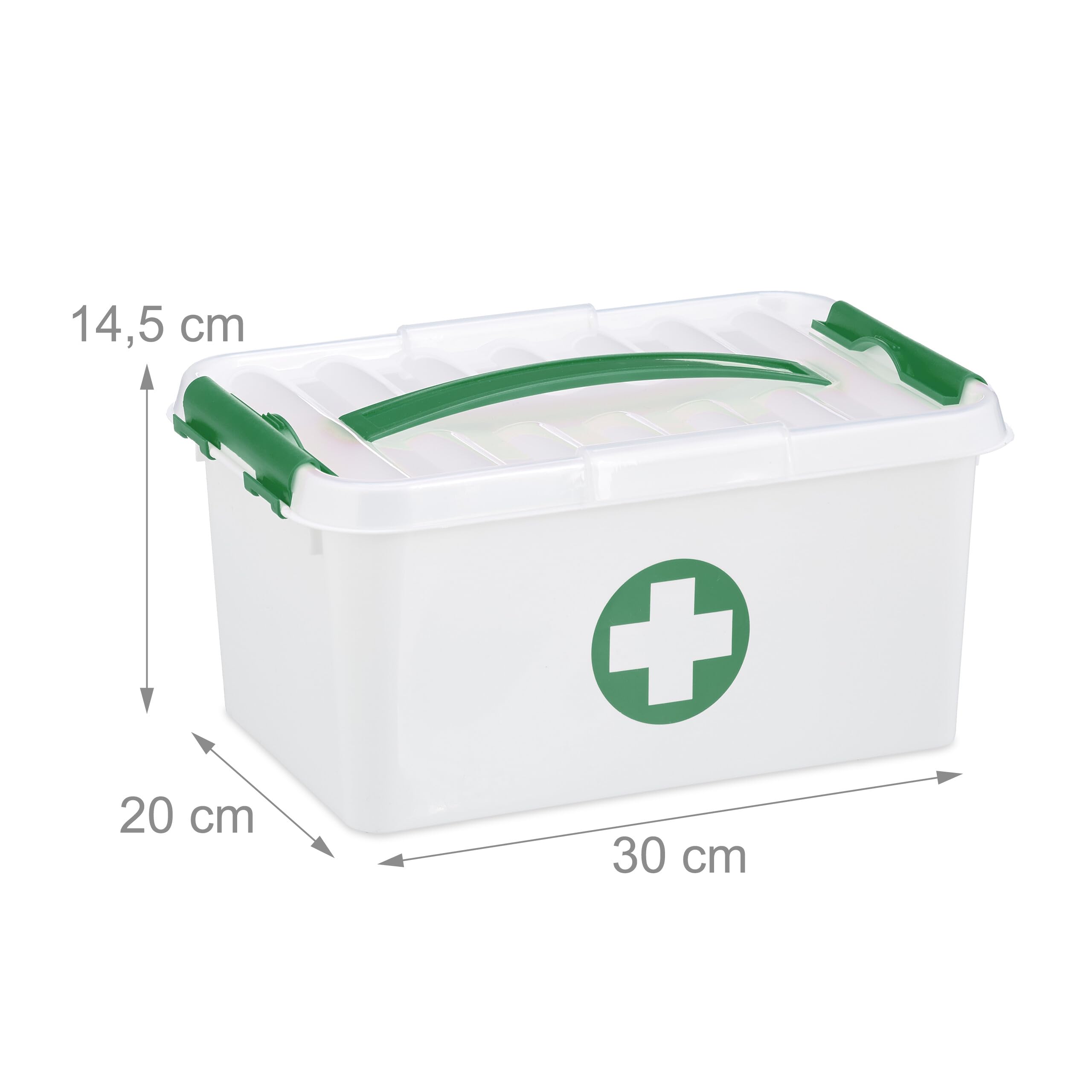 SHRXY Draagbare EHBO-kit, multifunctionele medicijndoos, kleine medicijnorganizer voor thuis, reizen, camping, kantoor en op de werkplek