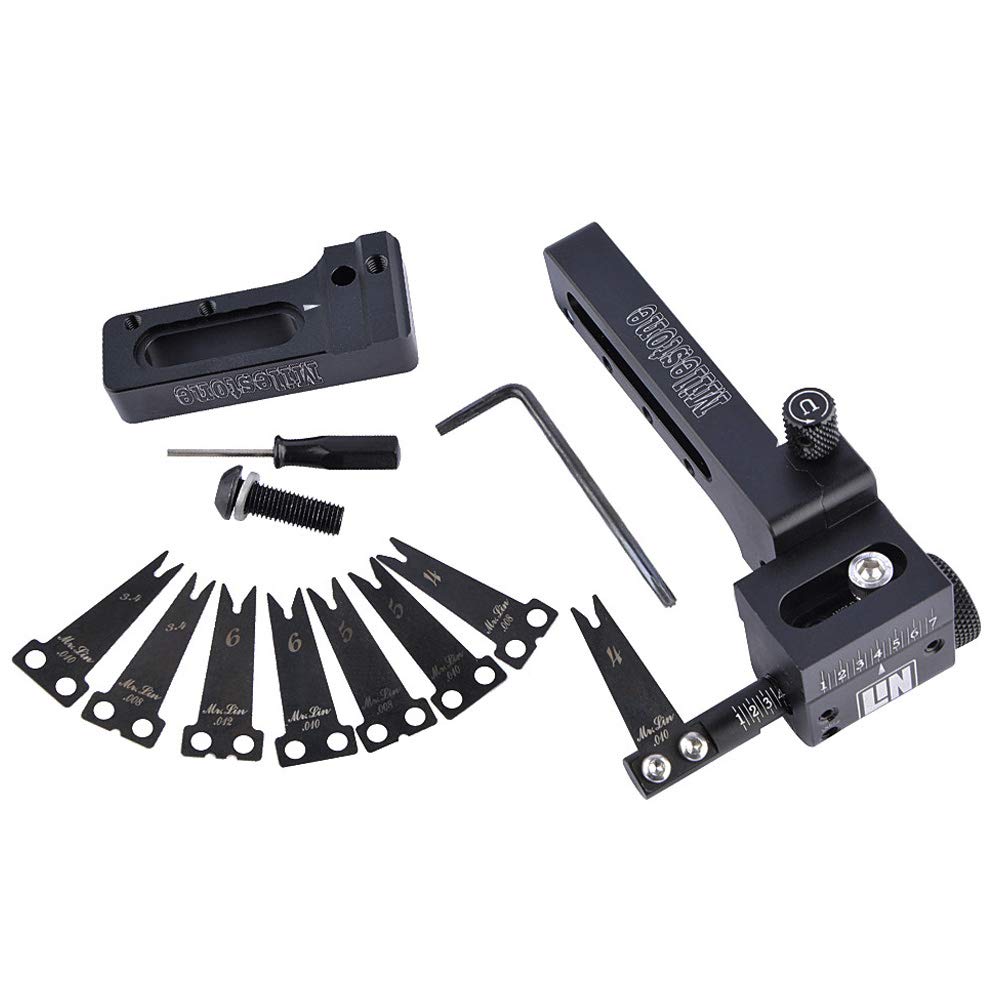 Repose-flèches Micro-réglable AMEYXGS Pour Arc à Poulies – Aluminium Noir