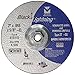 Mercer Industries 619110 Type 27 Depressed Center Double Reinforced Cut-Off Wheel, All Metals Cutting, including SS, 10 Pack, 7" x .045" x 5/8"-11"