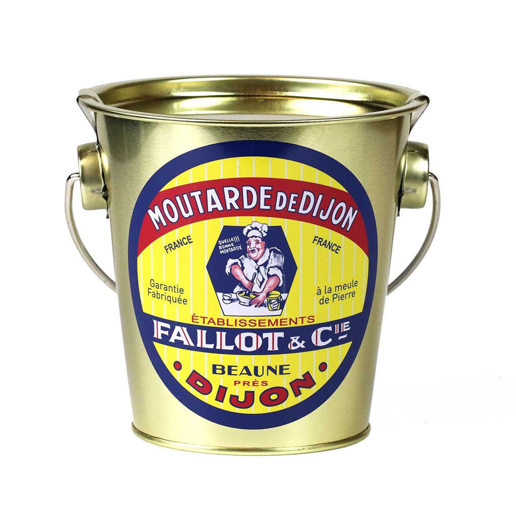 French Dijon Mustard in Pail by Edmond Fallot, 15.8 oz (450 g)
