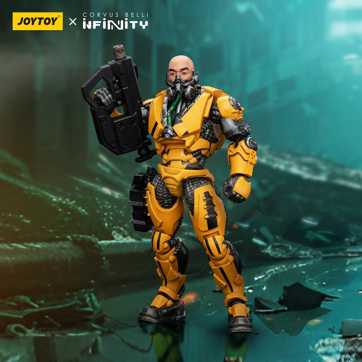 JOYTOY 1/18 Action Figures - Infinity Yu Jing Wu Ming Assault Corps - 2PCS/4‘’,Classic Character,Collectible,Age 15 and Above
